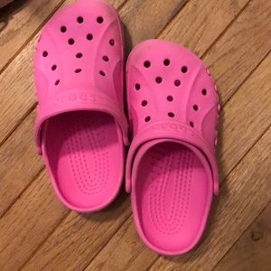 Pink Crocs
